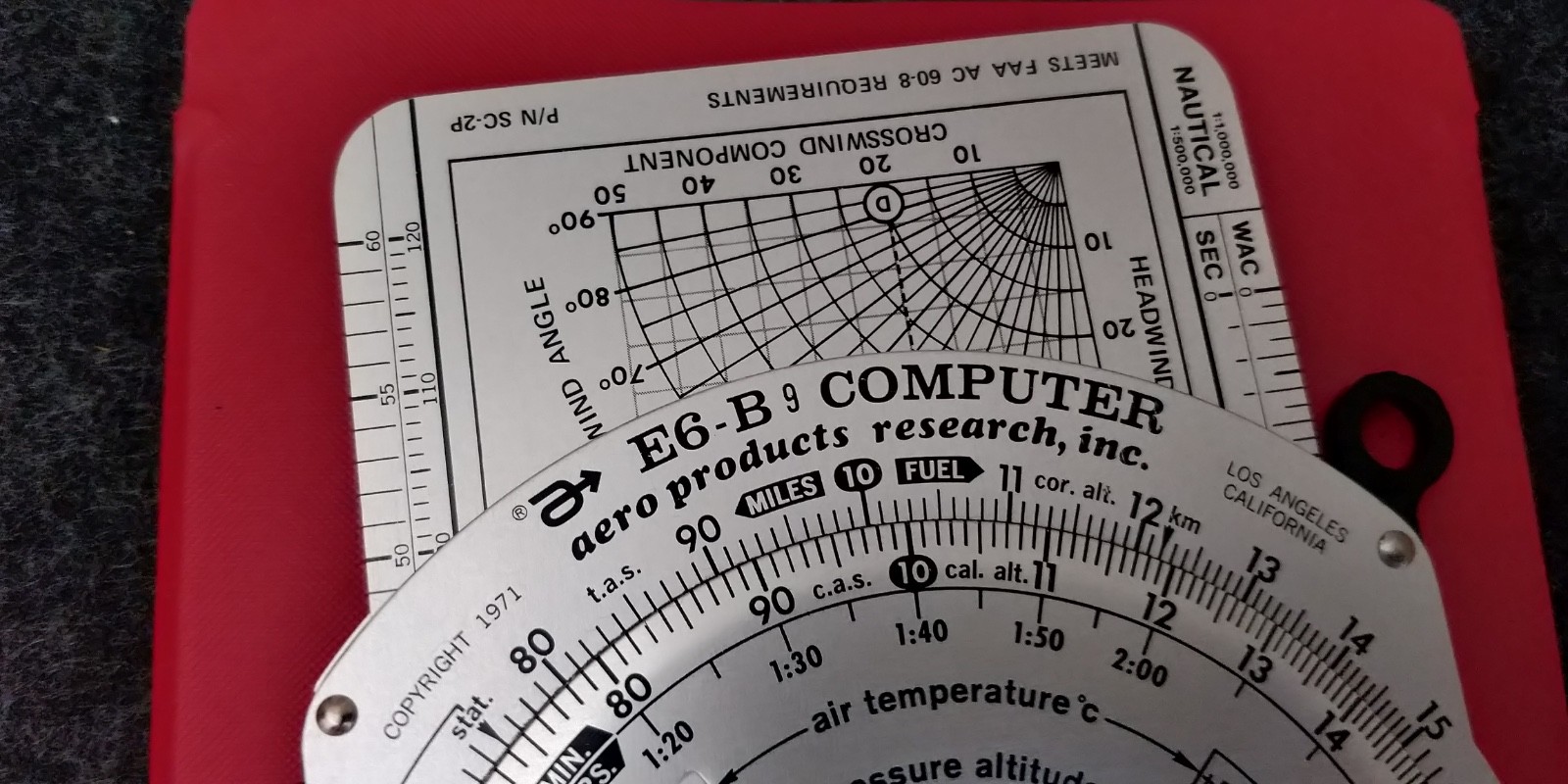 APR E6-B Flight Computer Complete Instruction Manual Aero Products + Case - EXC