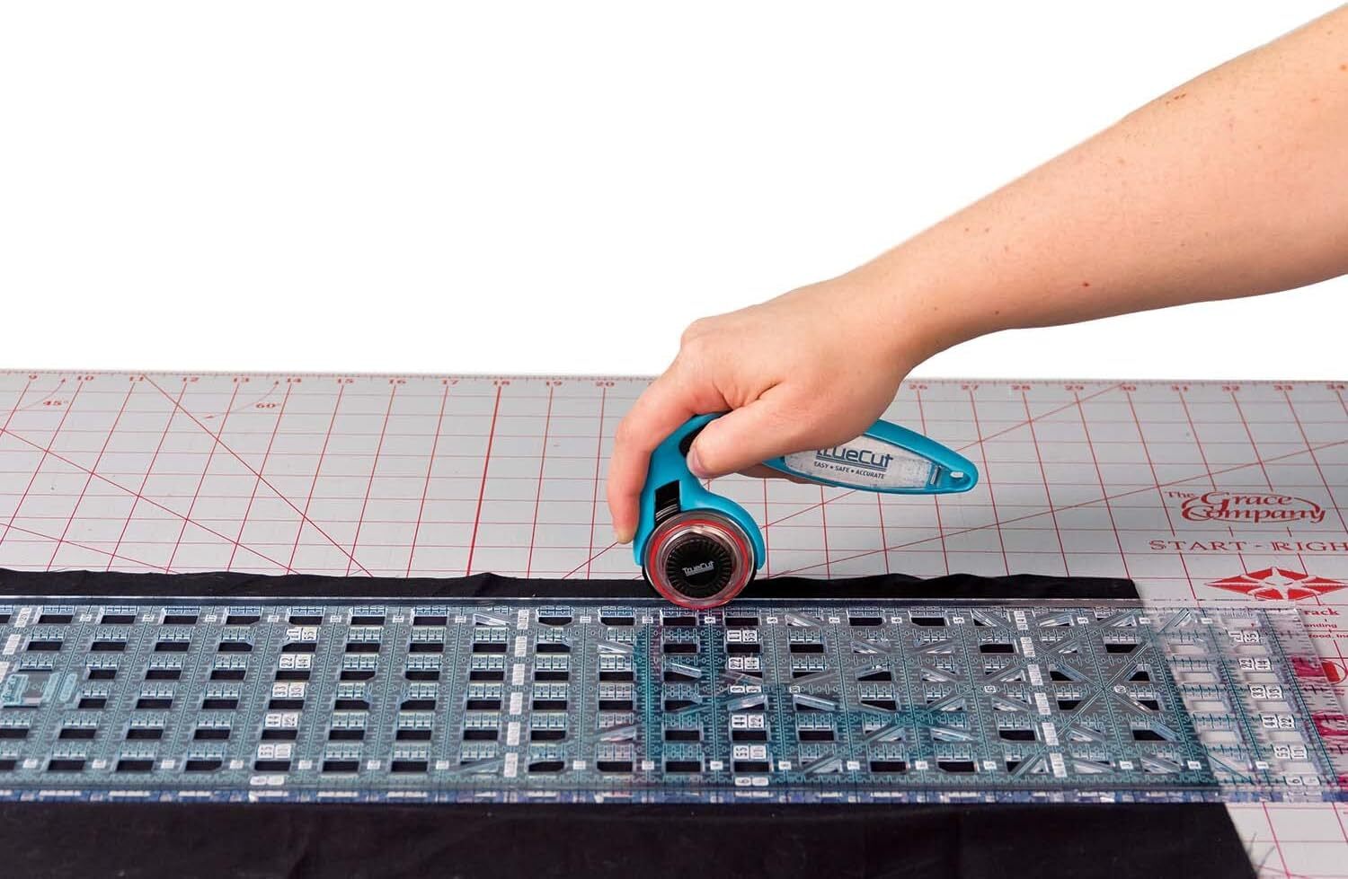 Multicolor Ergonomic Rotary Cutter Customizable Handle for Right Left Hands