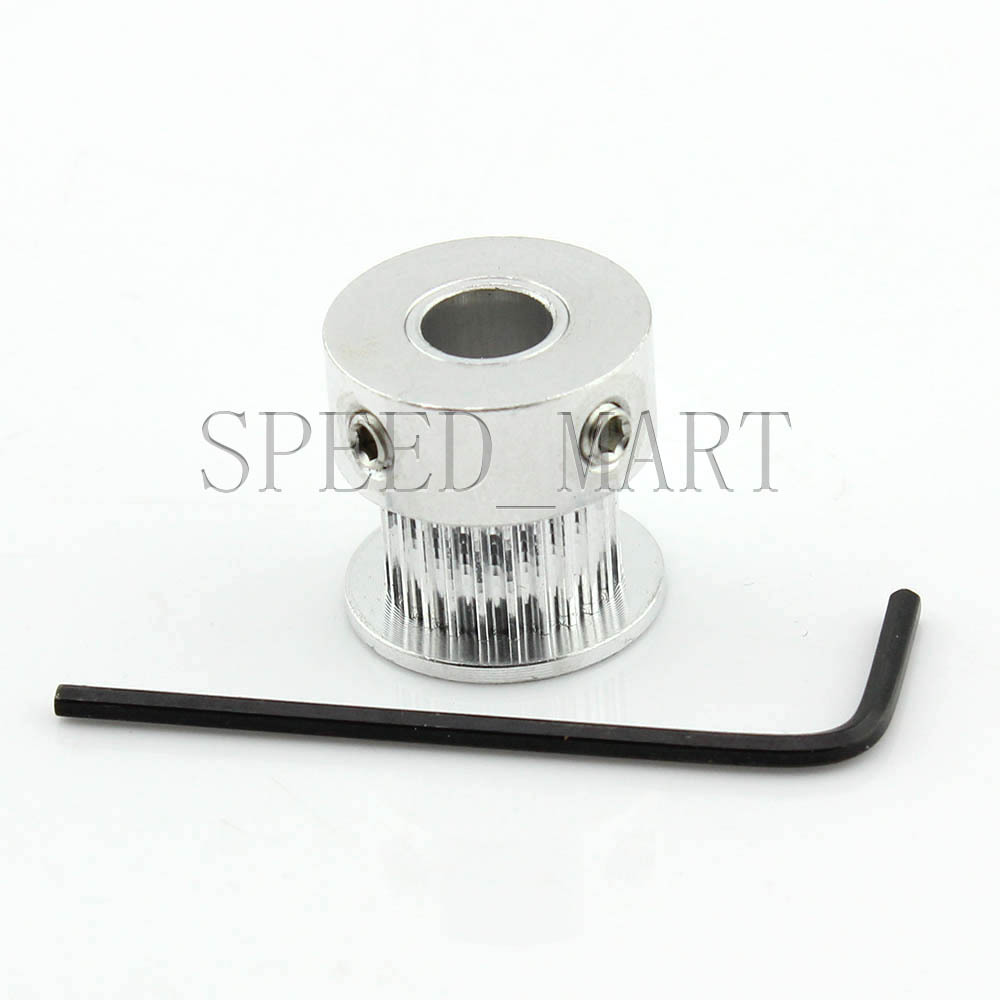 10 PCS GT2 Aluminum Timing Belt Pulleys 24T 8mm Bore 11mm Width for 3D Printer