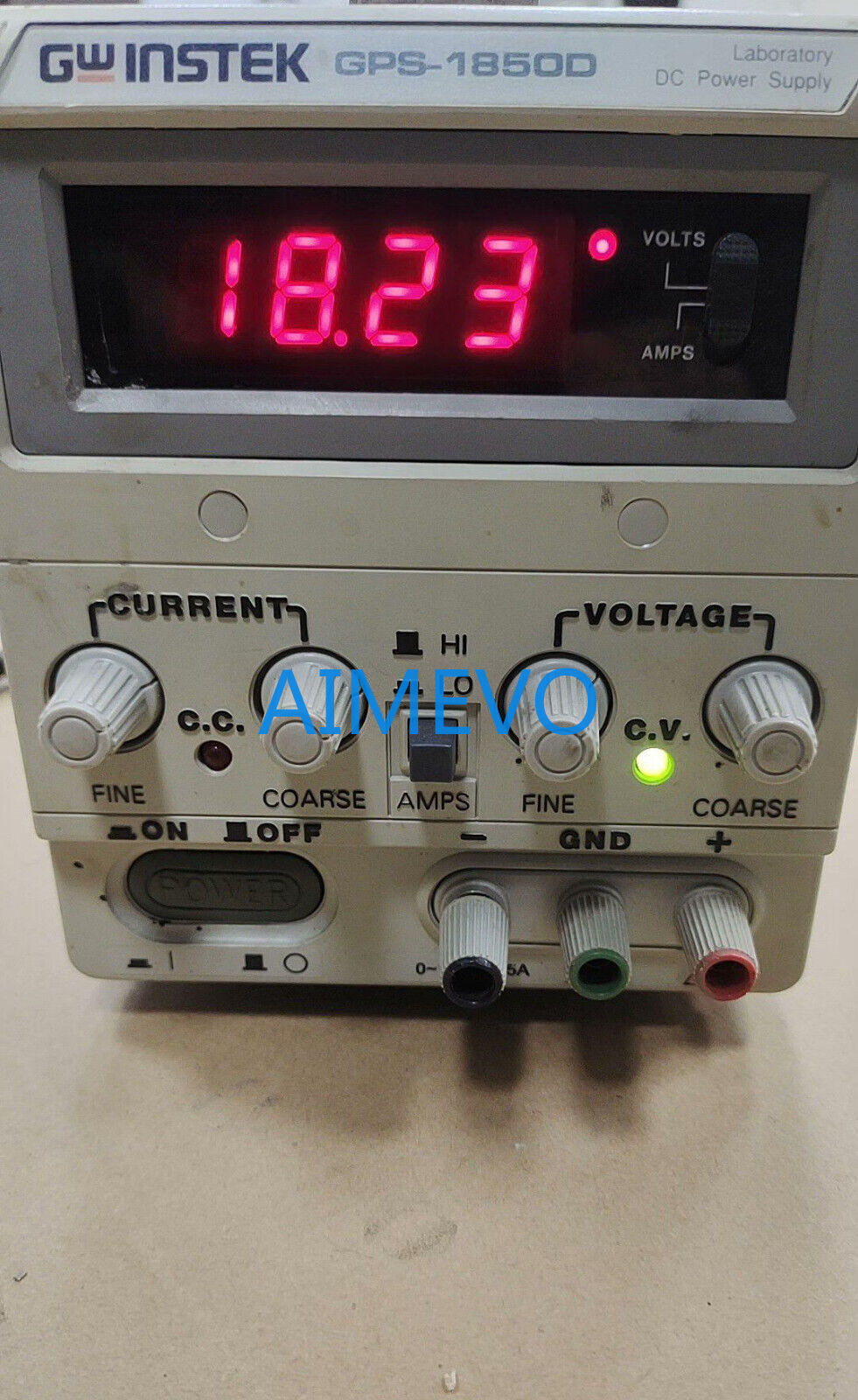 GW Instek GPS-1850D Regulated Variable DC Power Supply 0-20V 0-5A GPS1850D