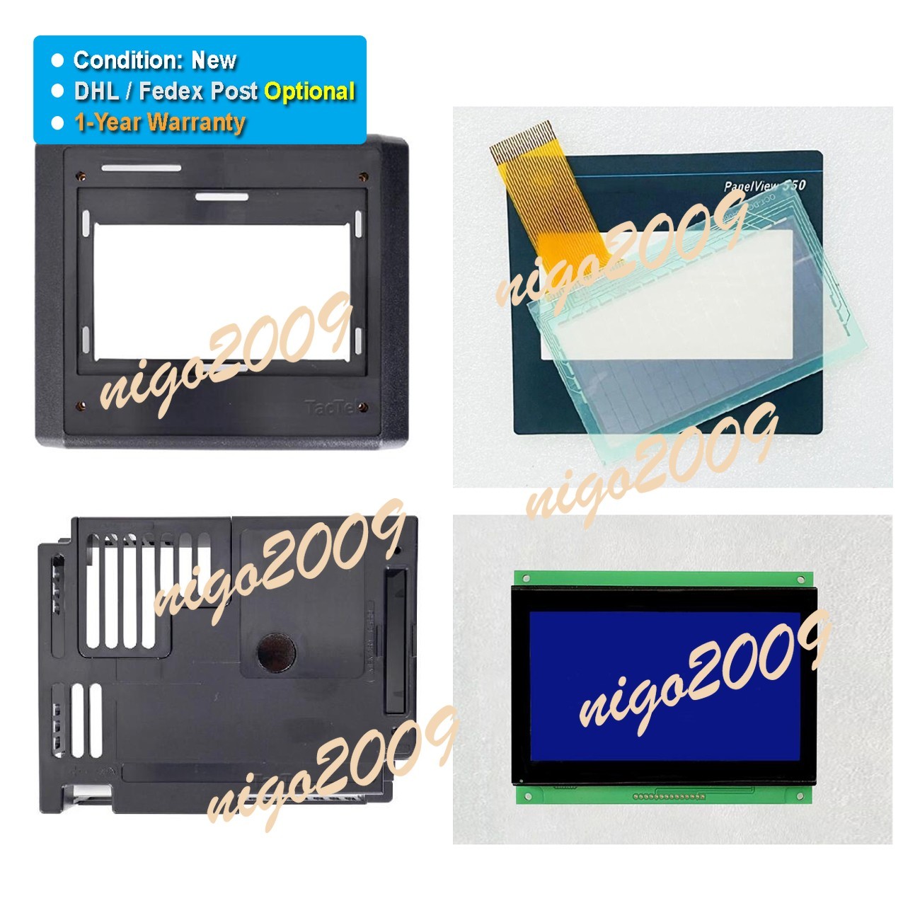 Fit for AB PanelView 550 2711-T5A20L1 Touch Screen Film LCD Screen Plastic Cover