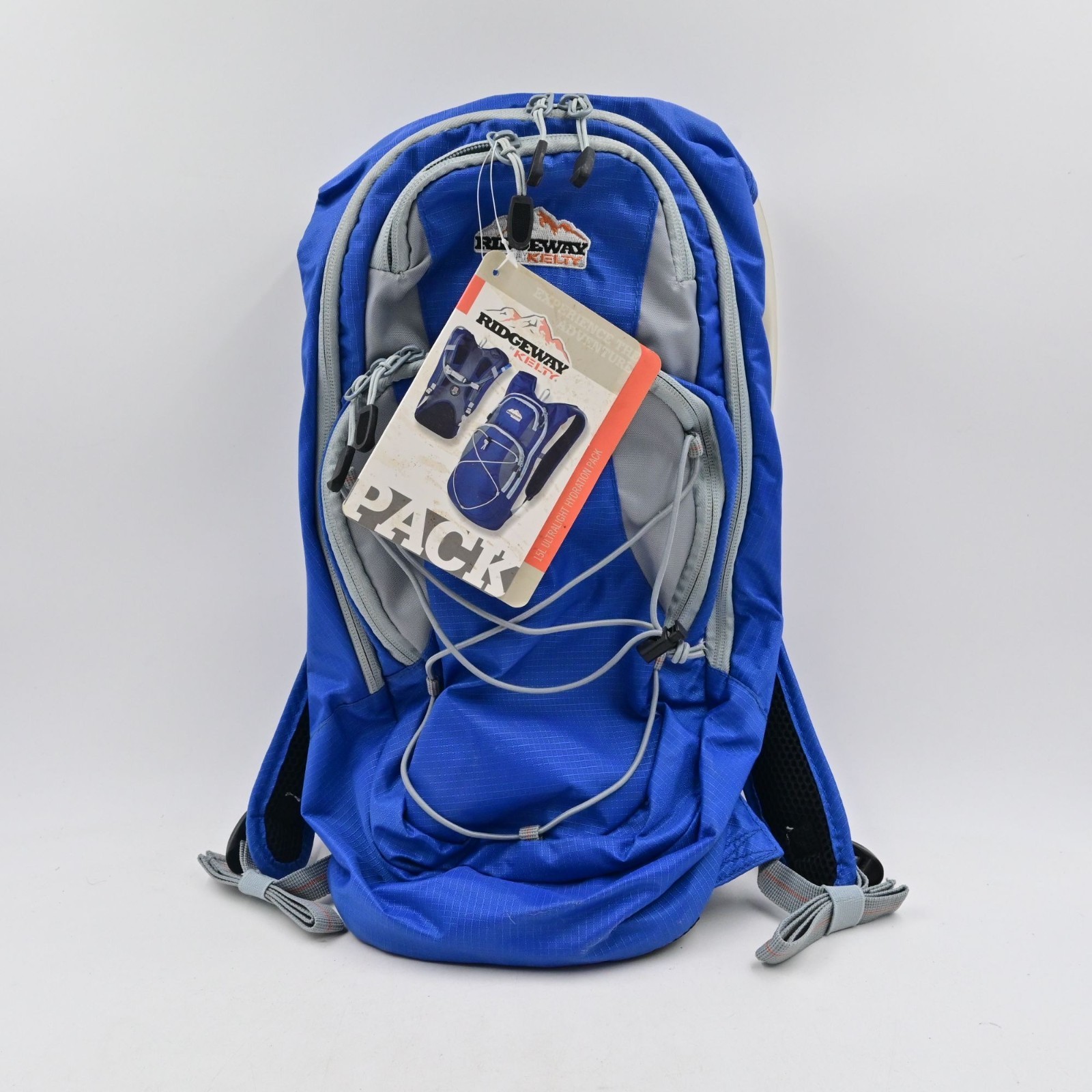 Kelty Ridgeway 15L Hydration Backpack Blue/Gray NWT