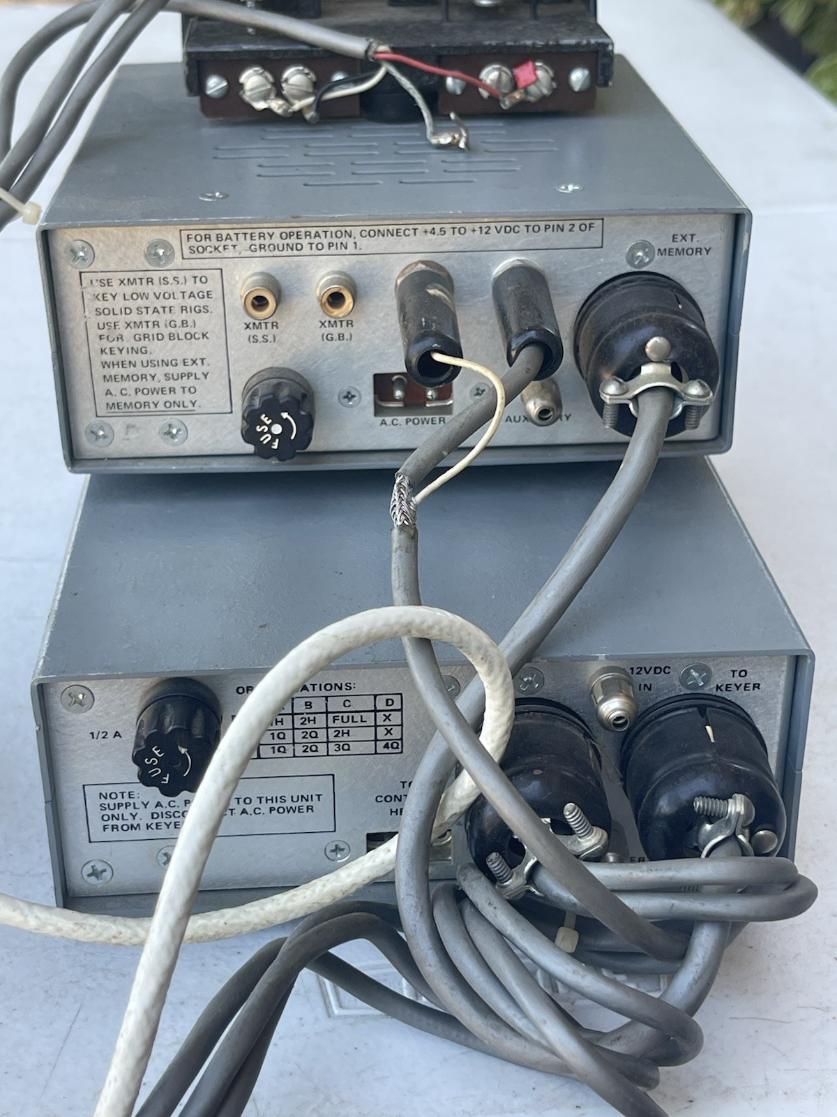Curtis Electro Devices RARE BUNDLE KM-420 - EK-420 - KM-420 MORSE CODE SYSTEM