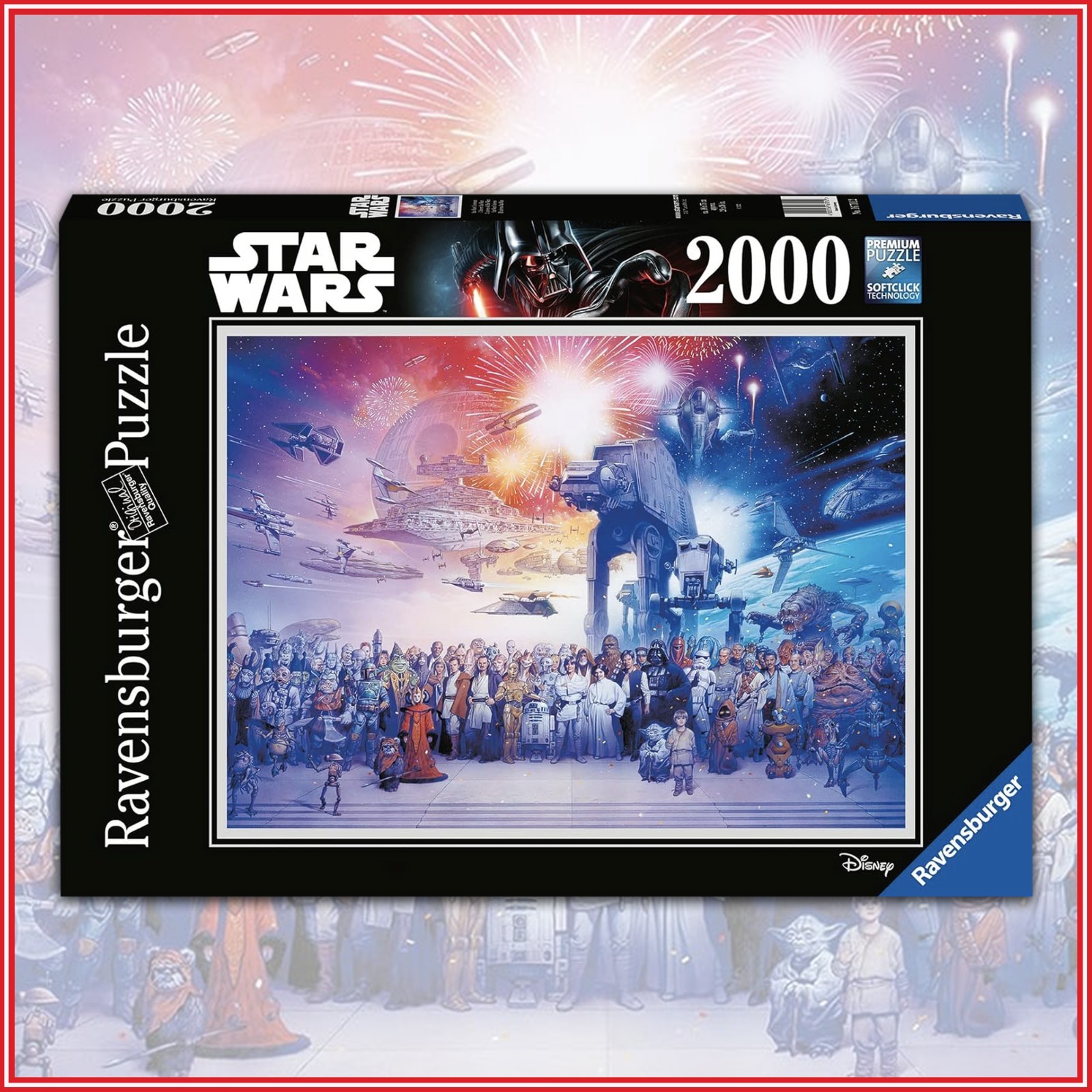 Star Wars Universe Champer 1-6 2000 Piece Jigsaw Puzzle Ravensburger Board Game