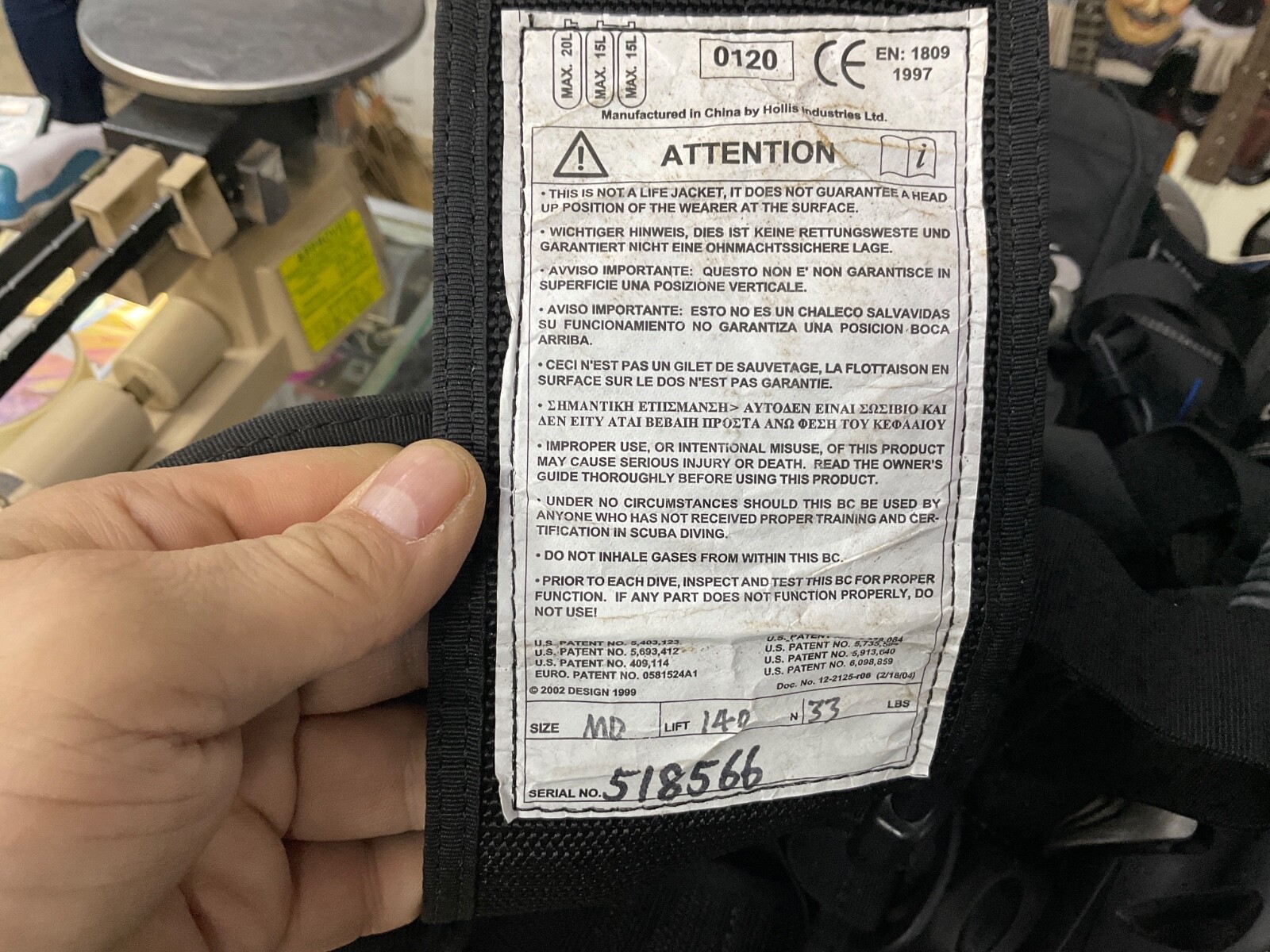 Oceanic Oceanpro QLR4, MEDIUM Jacket