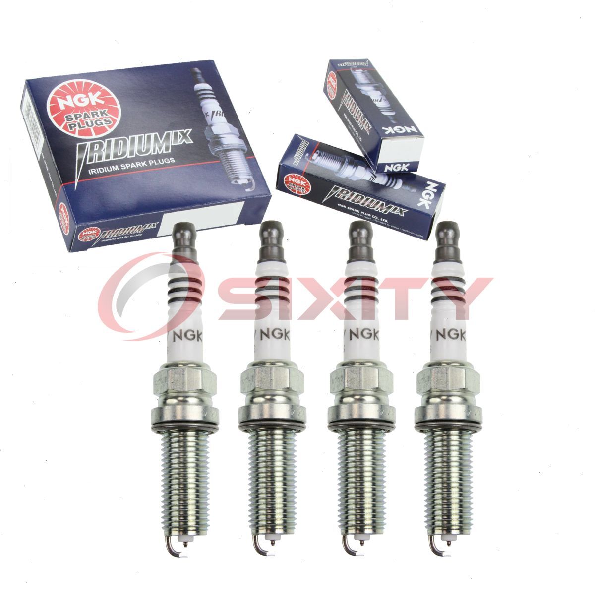 4 pc NGK Iridium IX Spark Plugs for 2013-2019 Subaru Outback 2.5L H4 go