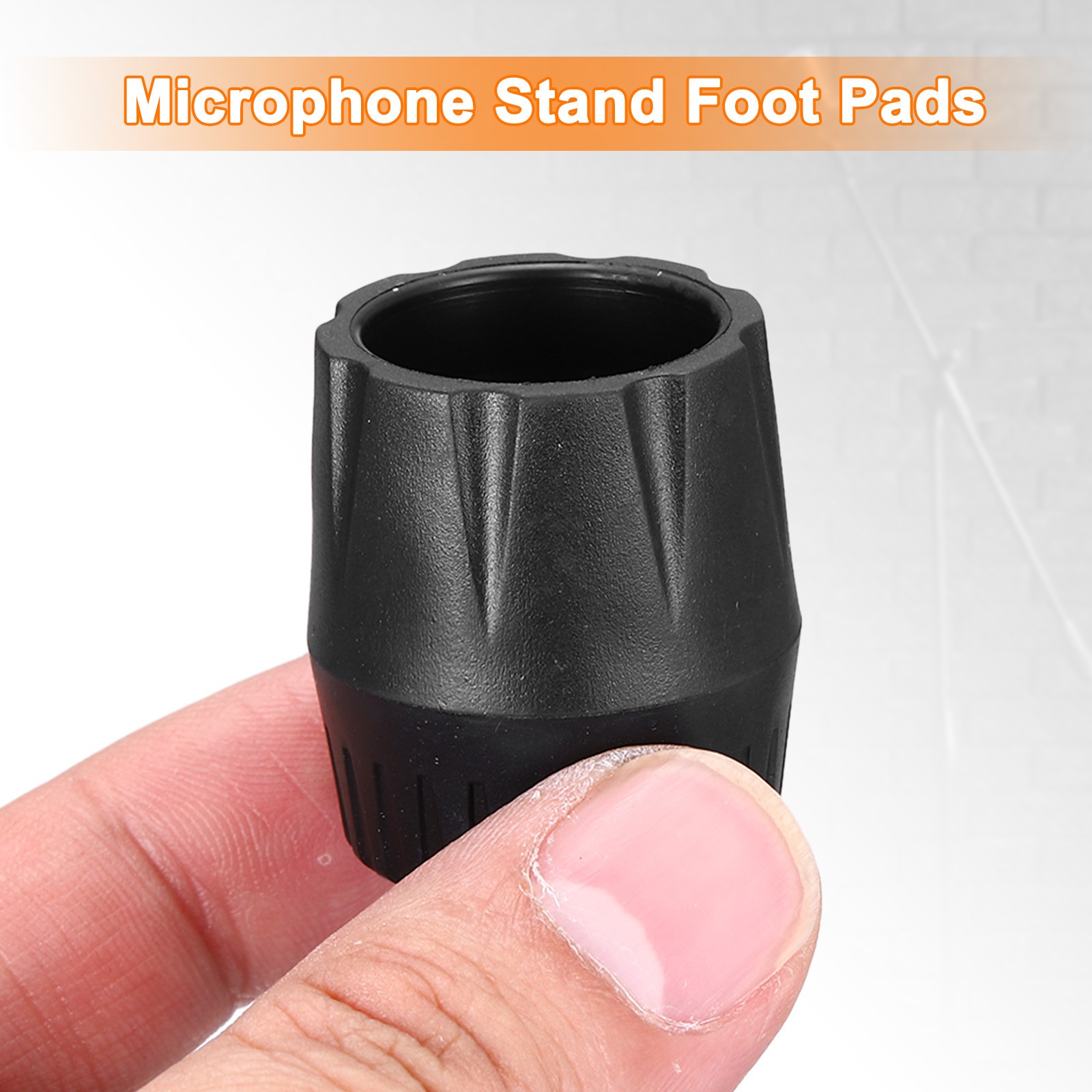 18Pcs Microphone Stand Foot Pads Holder Foot Protector Caps Leg Replacement
