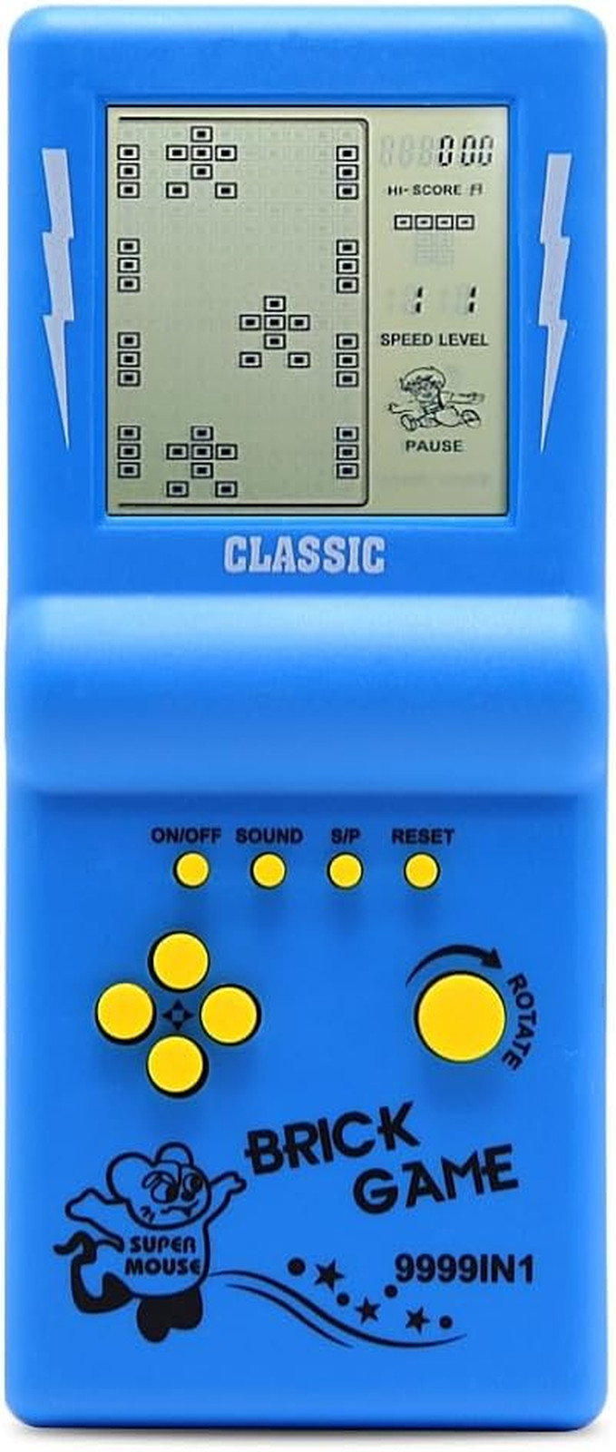 3.5-Inch Large Screen Retro Brick Game Console for the 80S/90S Building Block Ra