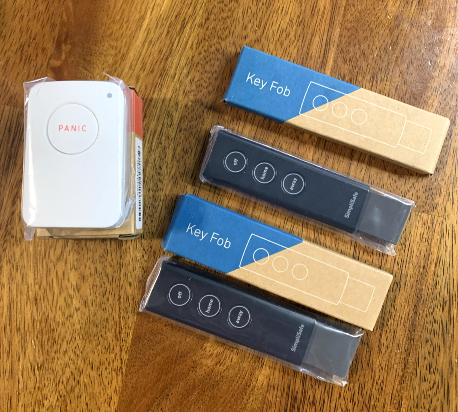 SimpiSafe 1 Panic Button (PB3) 2 Key Fobs (KF3B)