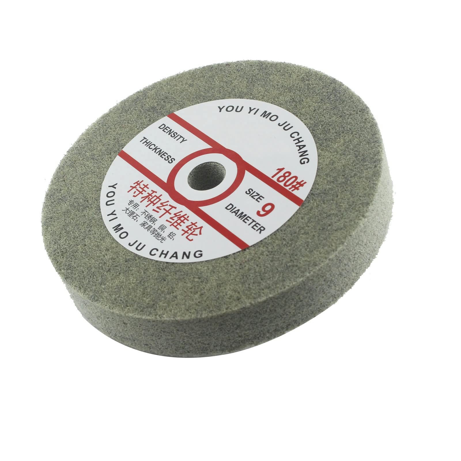 𝐉𝐔𝐍𝐋𝐈𝐗𝐍 6'' x 1" Nylon Fiber Buffing Wheel, 5/8 Inch Arbor Hole Black