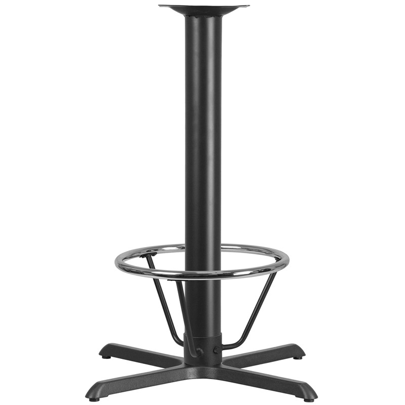 Bar Height Table Base Foot Ring w/4.25' Column Ring & 19.5'' Diameter