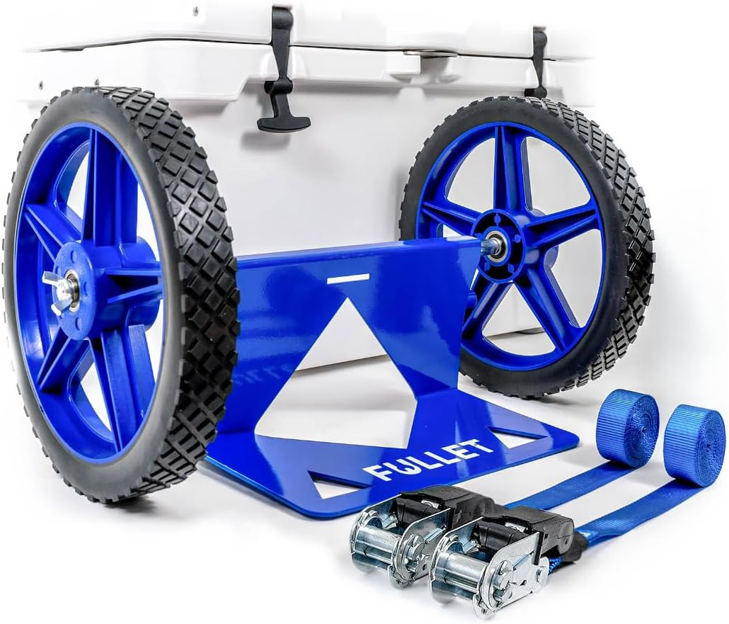 Cooler Wheel Kit for Yeti, RTIC, Igloo and Most Other Brands - Cooler Cart - Eas