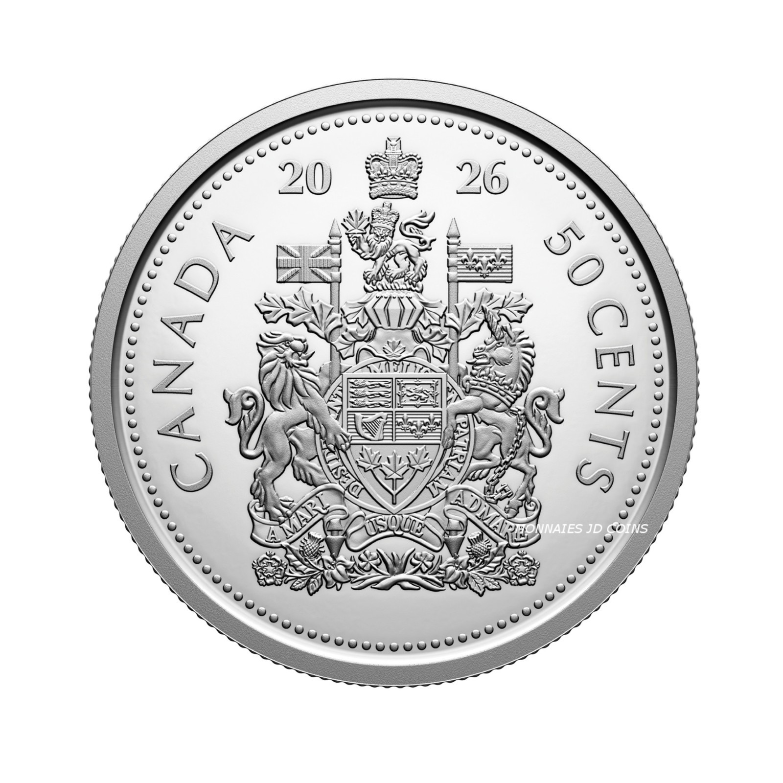 2026 Canada 50 Cent Proof Pure Fine Silver Coin