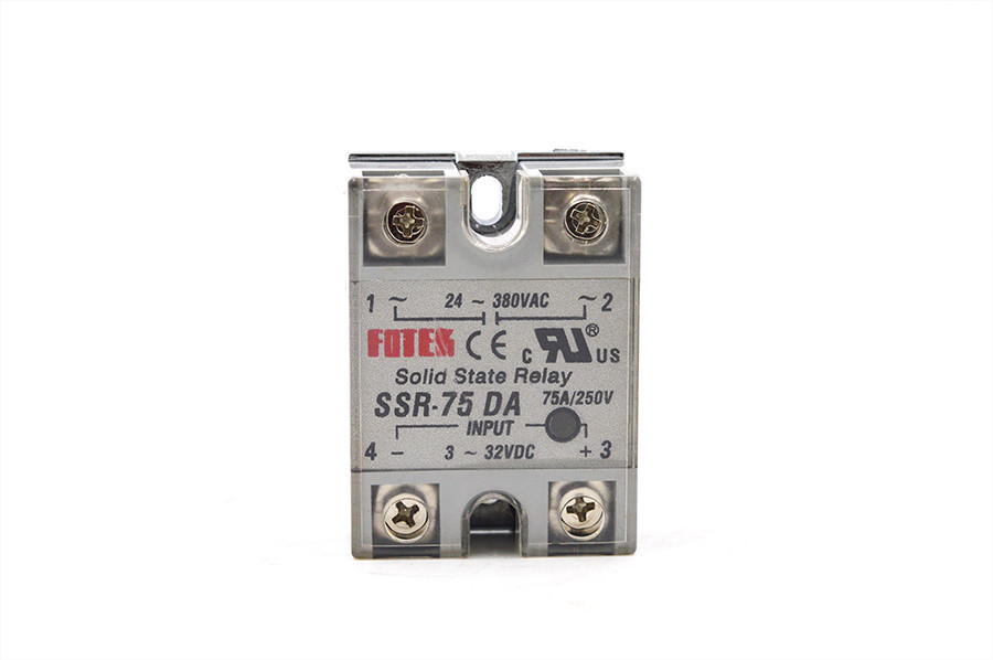 SSR-75DA Covered Solid State Module Relay DC 3-32V AC 24-380 V✦Kd