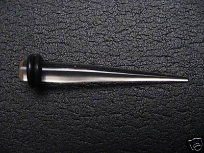 Body Piercing Taper 4g Acrylic 4 gauge CLEAR expander