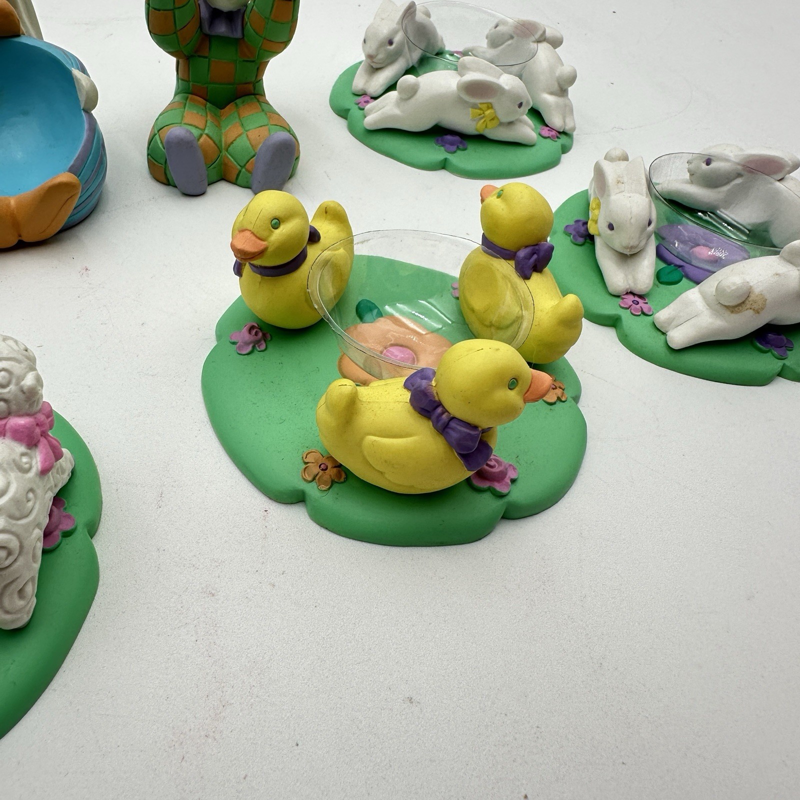 Avon Easter Collection Bunny Egg Holders Set of 7