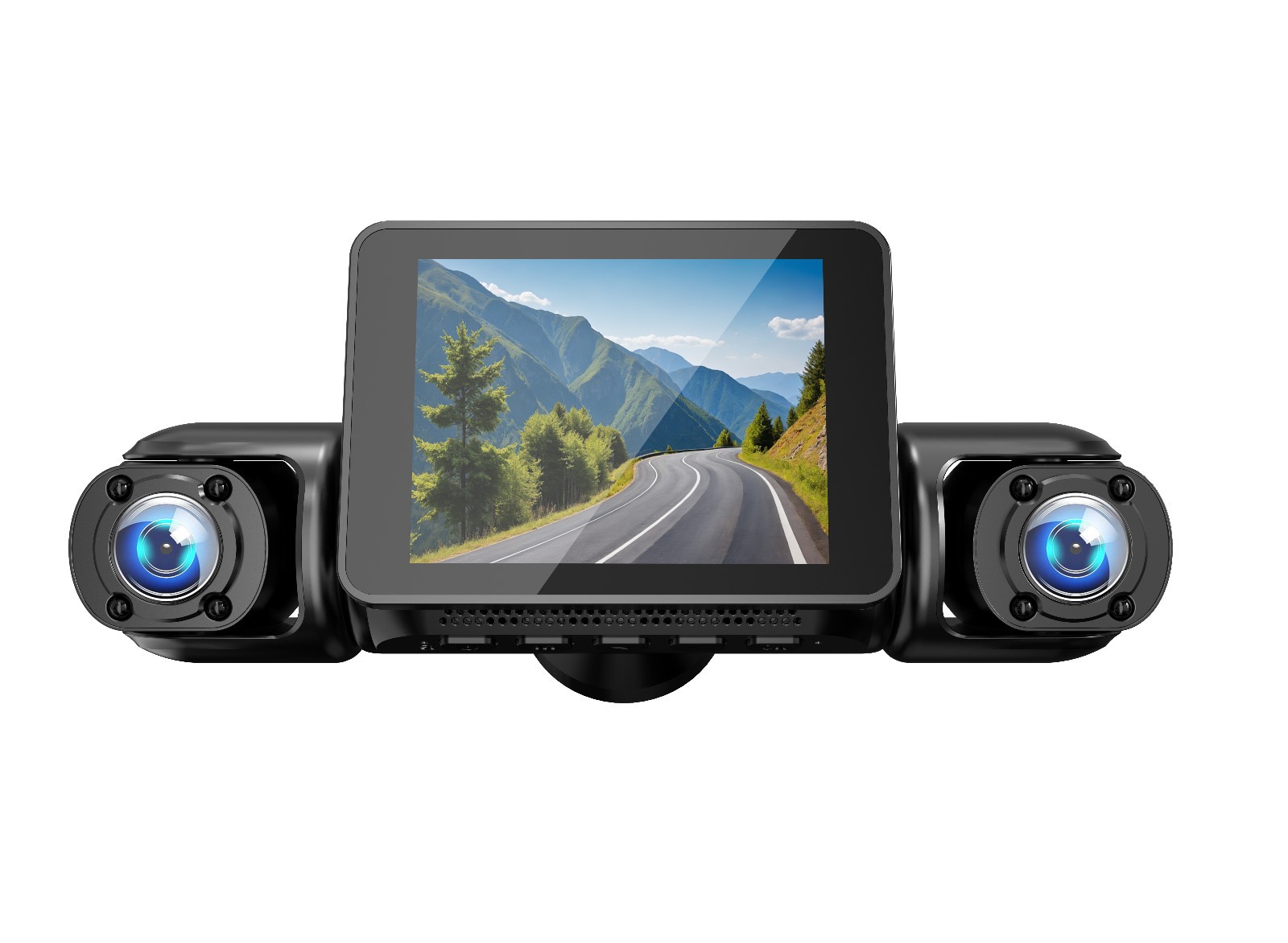 4 Channel 1080P Car Dash Cam DVR Driving Recorder Front Left Right Rear Camera