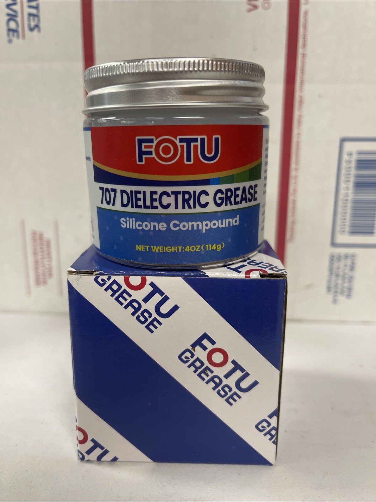 FOTU 707 Dielectric Grease for Electrical Connectors to Battery 4 Oz, 1-Pack