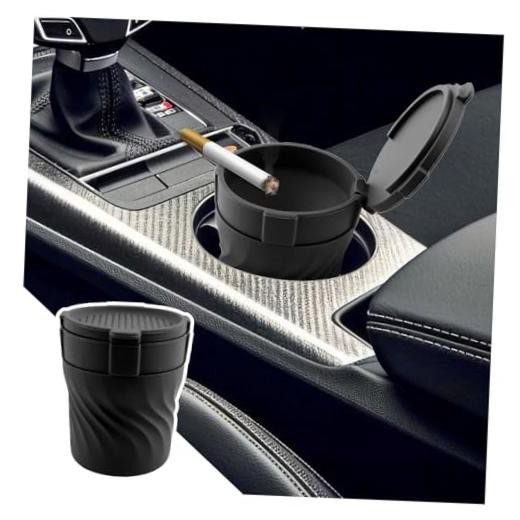 2026 New Silicone Car Ashtray,Self-Extinguishing Car Ashtrays for Cup Holder