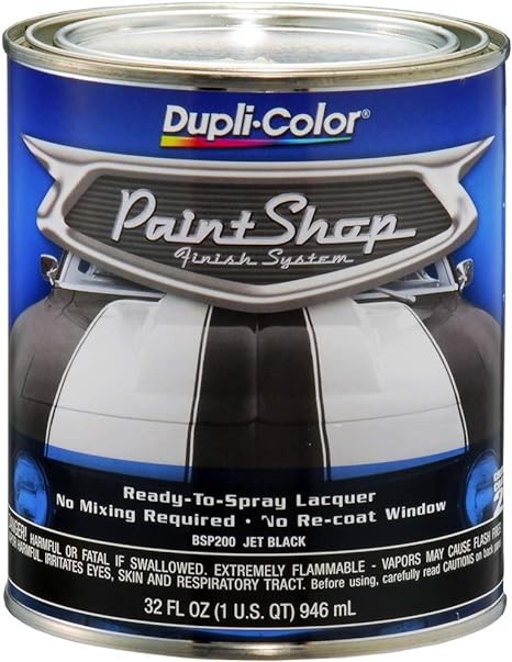 Dupli-Color 32 oz. Jet Black Finish System Base Coat Paint (BSP200)