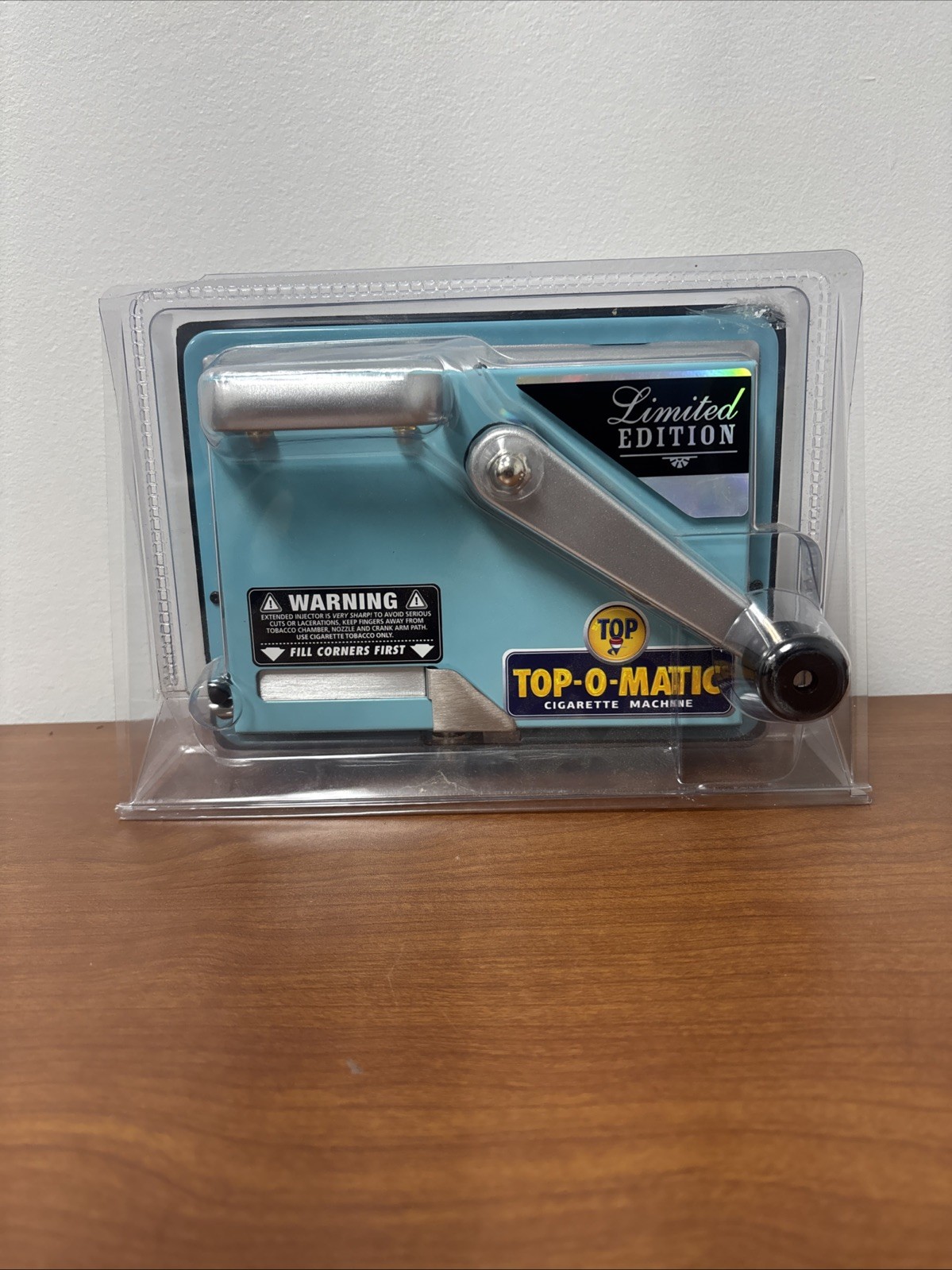 NEW Top-O-Matic Cigarette Machine Limited Edition Light Blue Heavy Duty