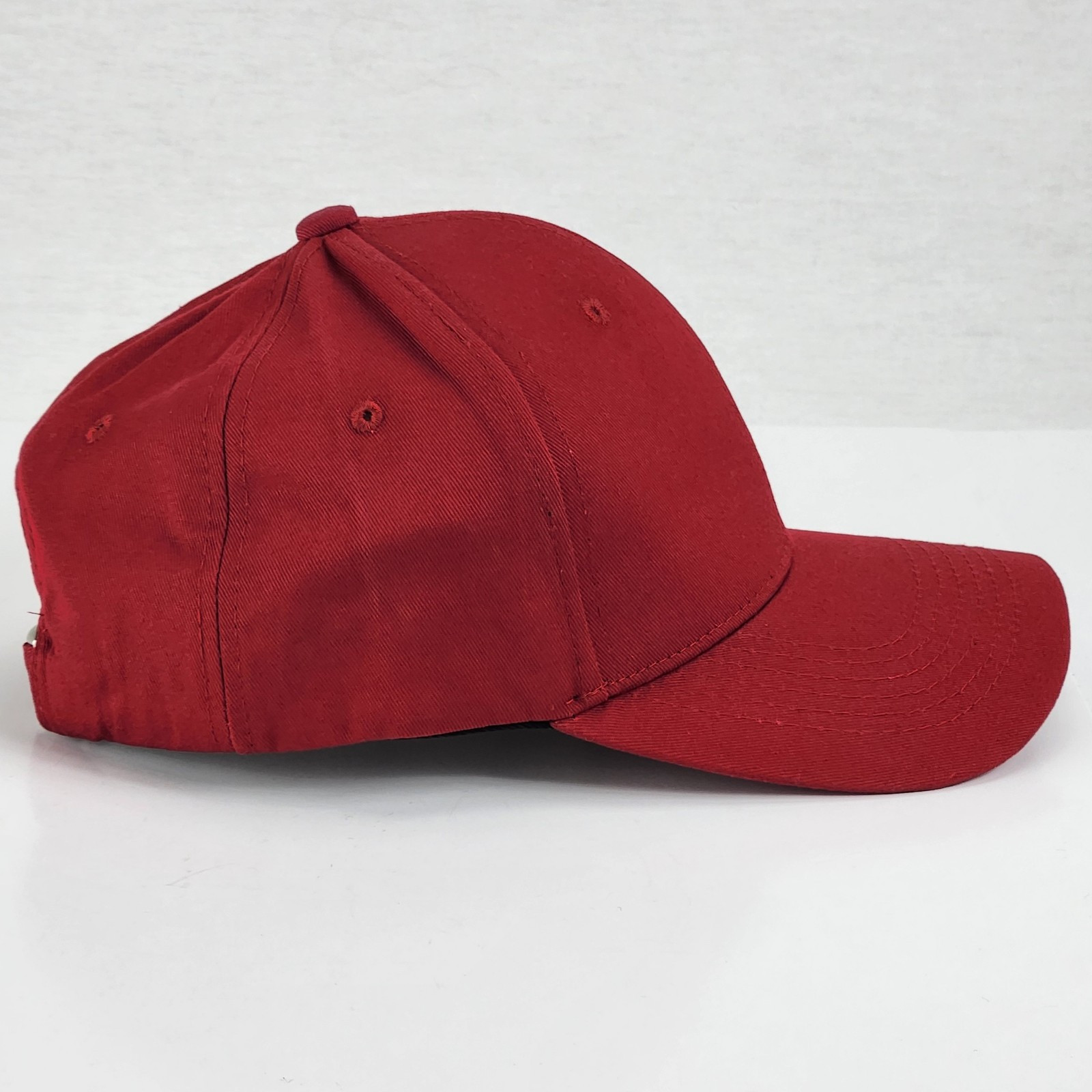 Dark Red Kyooh Baseball Cap Adjustable Strapback Hat 100% Cotton Embroidered