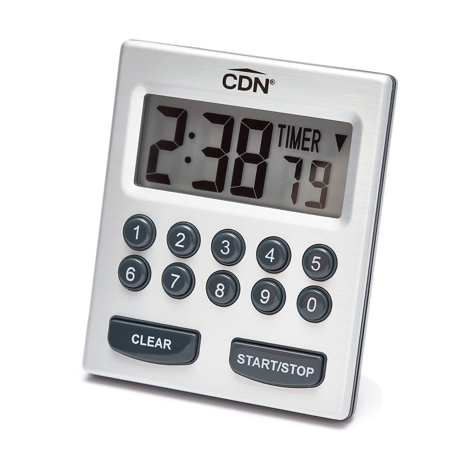 Direct Entry 2- Alarm Digital Kitchen Timer | Counts Up & Down, 10 Hours by H...