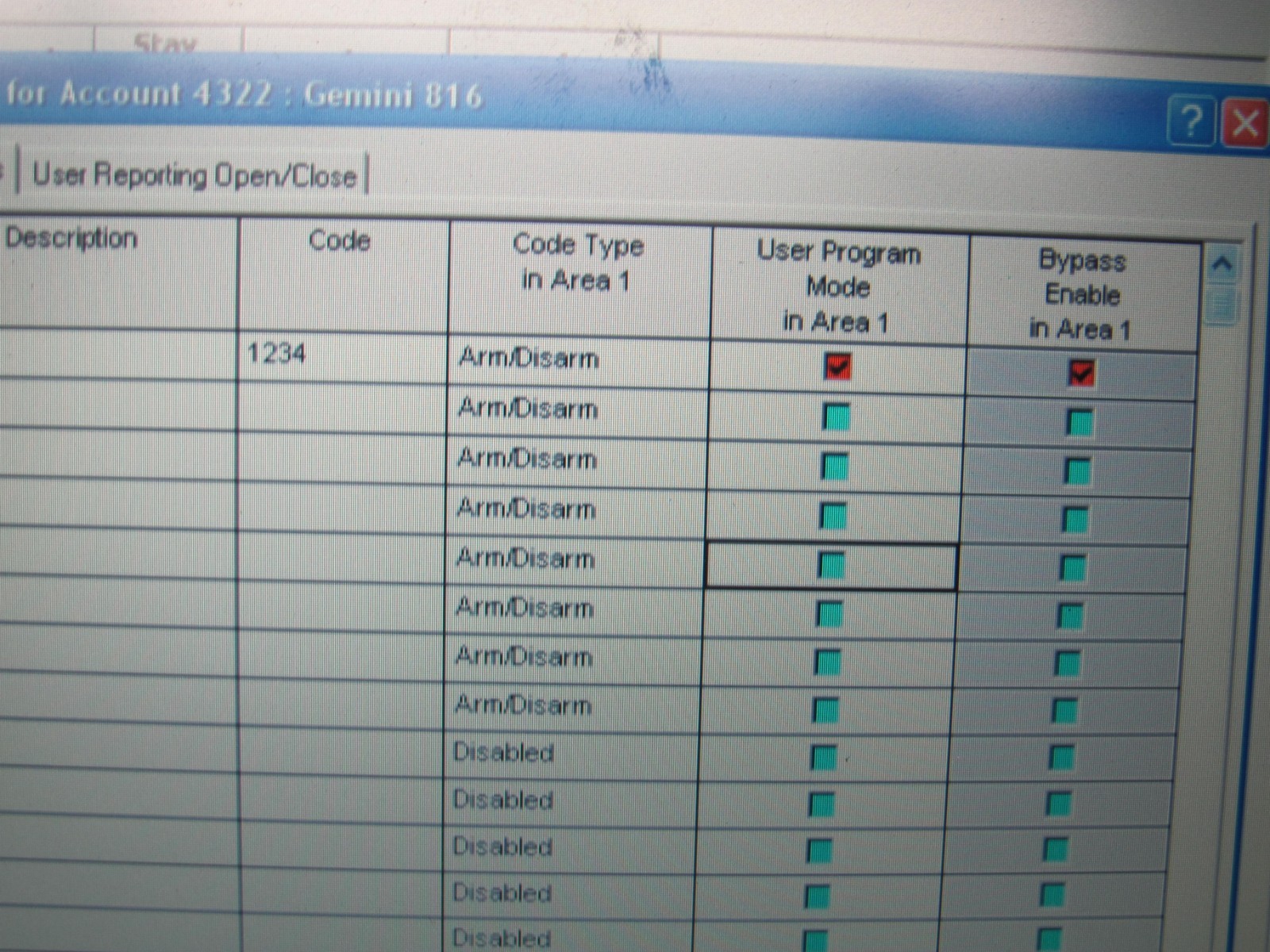 NAPCO GEMINI P816 LOT