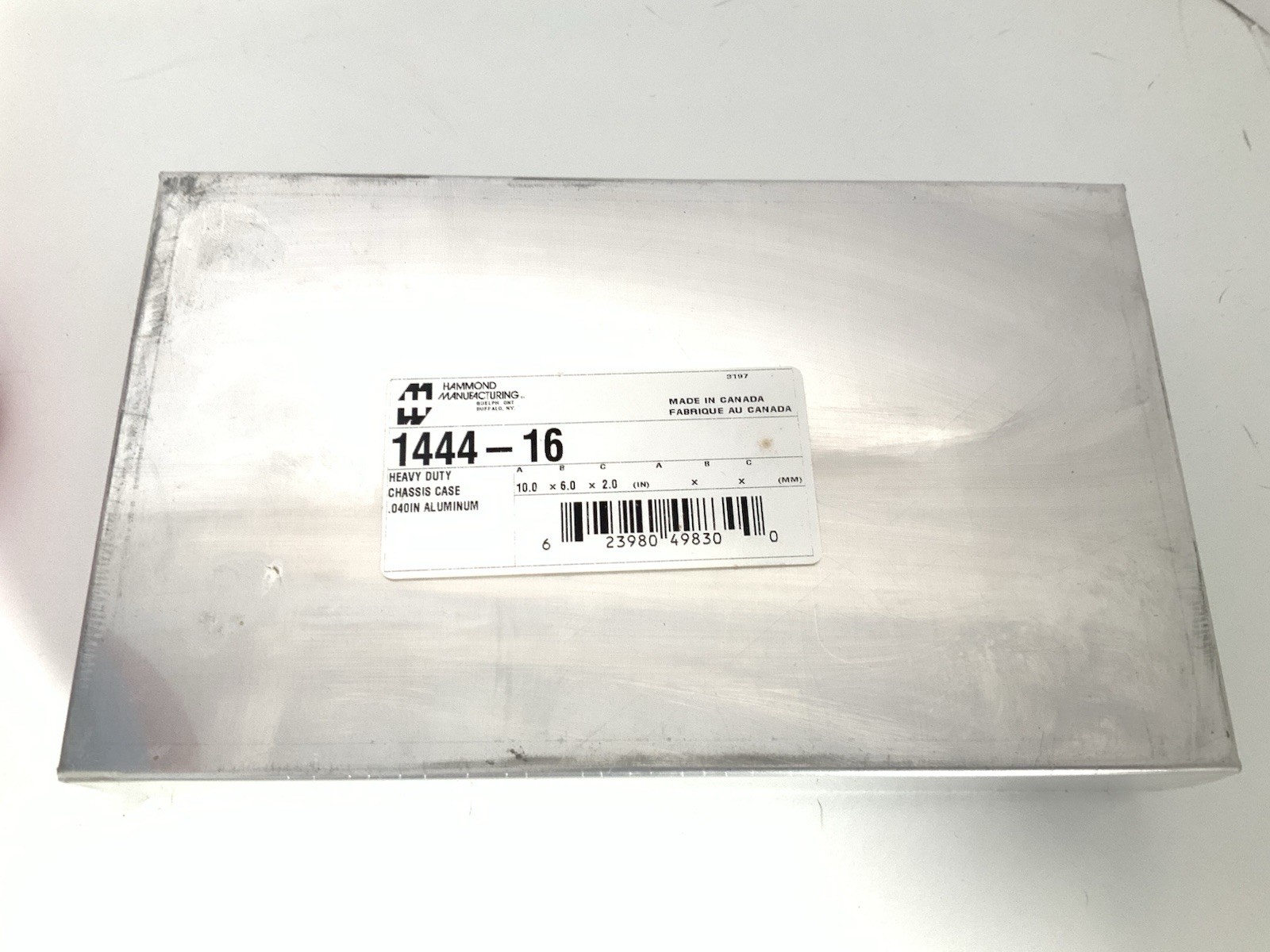 HAMMOND MANUFACTURING  1444-16 ALUMINUM BOX BRAND NEW  *FREE SHIPPING*