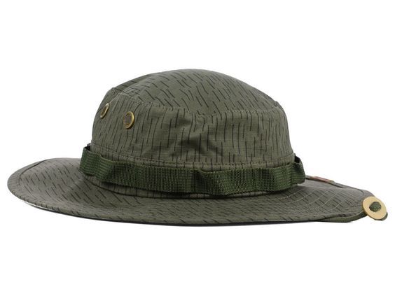 The Lieutenant Olive Drab Boonie Style Safari Bucket Cap Hat by Puma