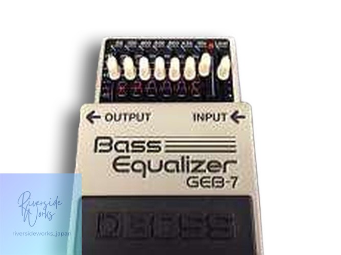 BOSS GEB-7 Bass Equalizer Effect Pedal for Musicians JP