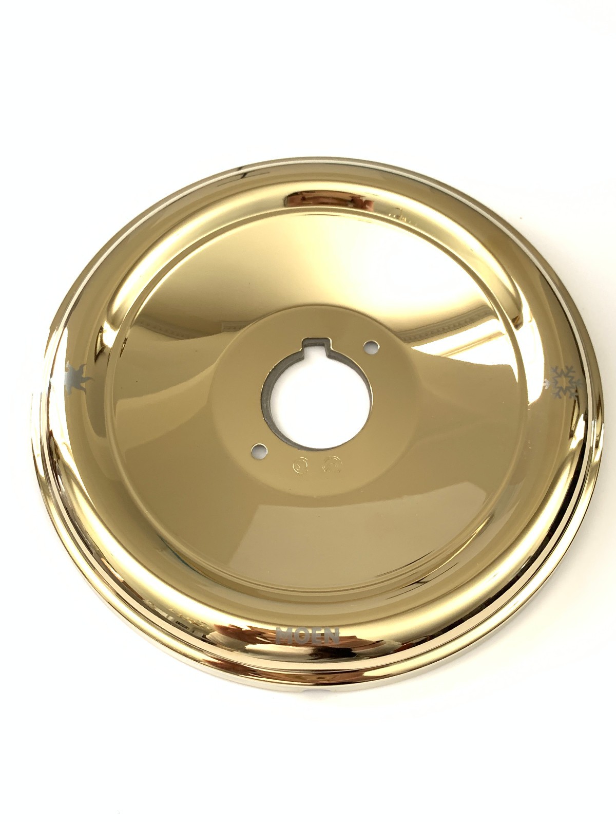 New Moen Monticello Posi-Temp Shower Escutcheon Plate PN 94986 Polished Brass