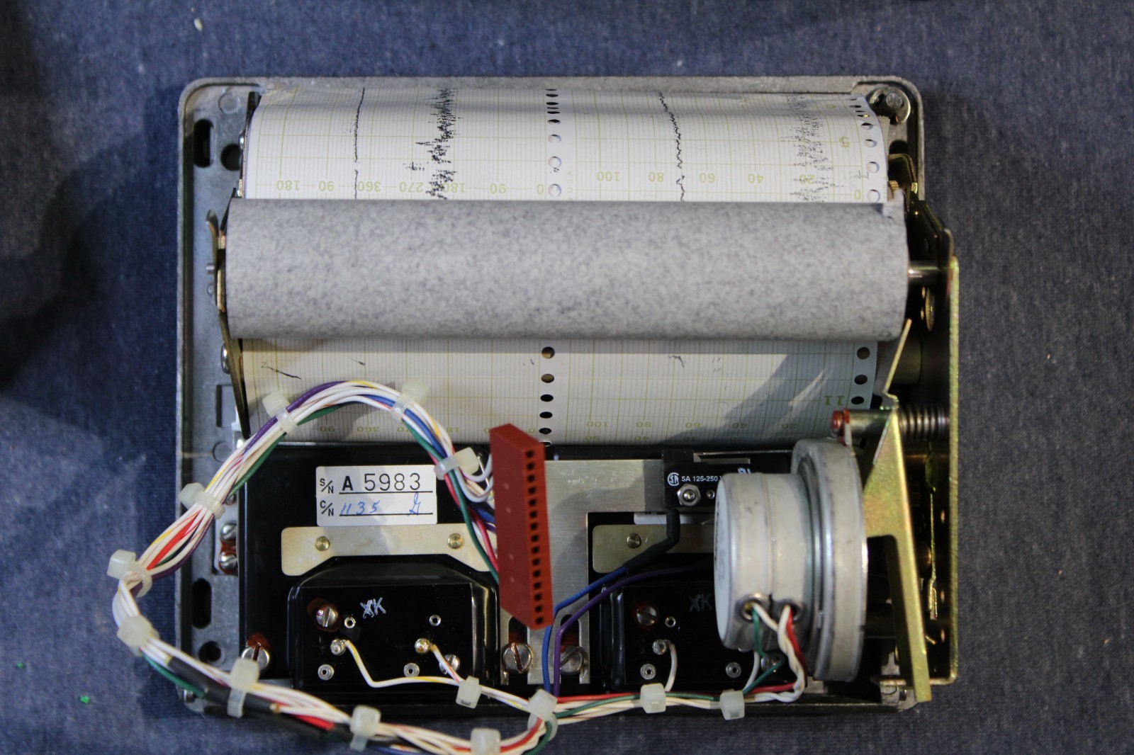 Climatronics Wind Speed Direction Temp Dewpoint Thermal Printer Recorder Module