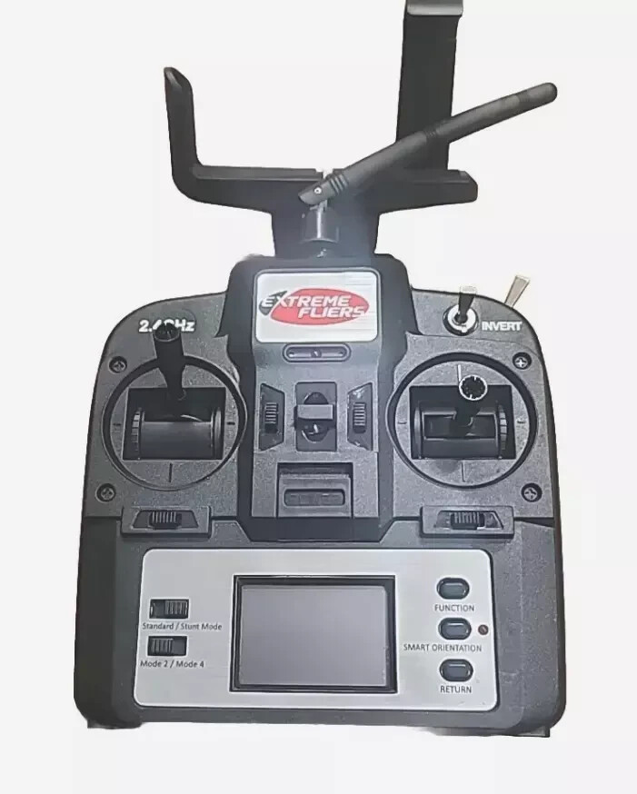 Extreme Fliers 2.4GHz Mini Drone Replacement Remote Control (As-Is, for Parts or
