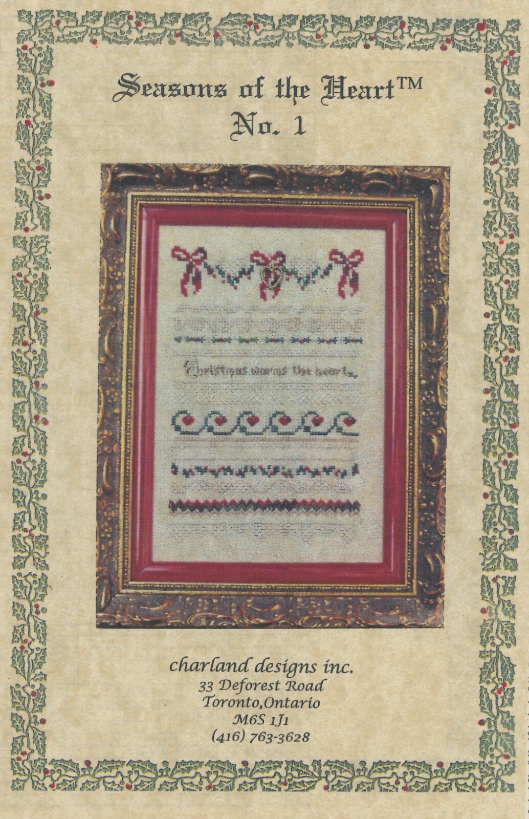 Charland Designs Seasons of the Heart #1 Christmas Warms the Heart CCS Floss