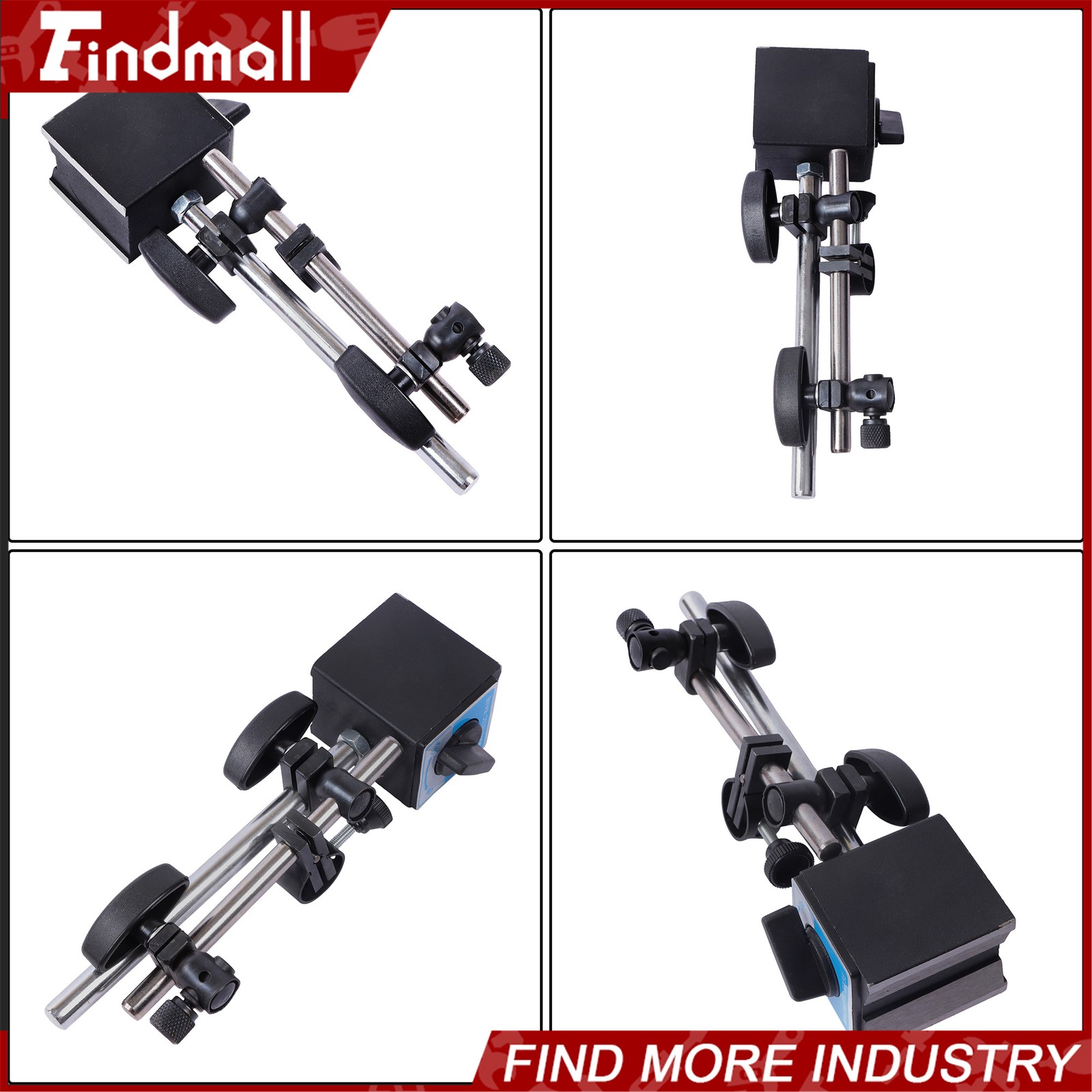Findmall Dial Indicator, Magnetic Base & Point Precision Inspection Set