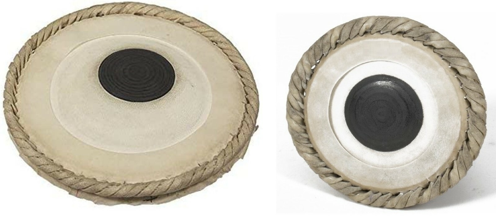 Professional Tabla Goatskin 5" Inch Dayan & 8.50" Inch Bayan Gajra Head Skin