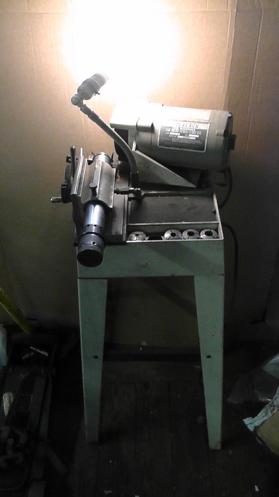 DAREX PRECISION ENDMILL SHARPENER w/ 5C COLLET AIR SPINDLE - #E-90, Used, FR8/LP