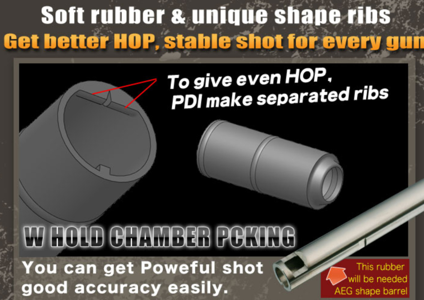 PDI W Hold Chamber Packing for AEG - 50 degree