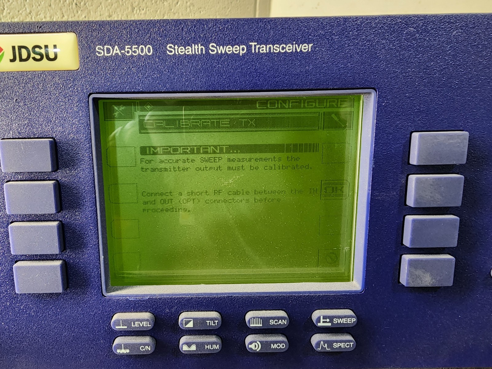 Acterna JDSU Wavetek WWG SDA-5500 Stealth Sweep Transceiver Manager For SDA-5000