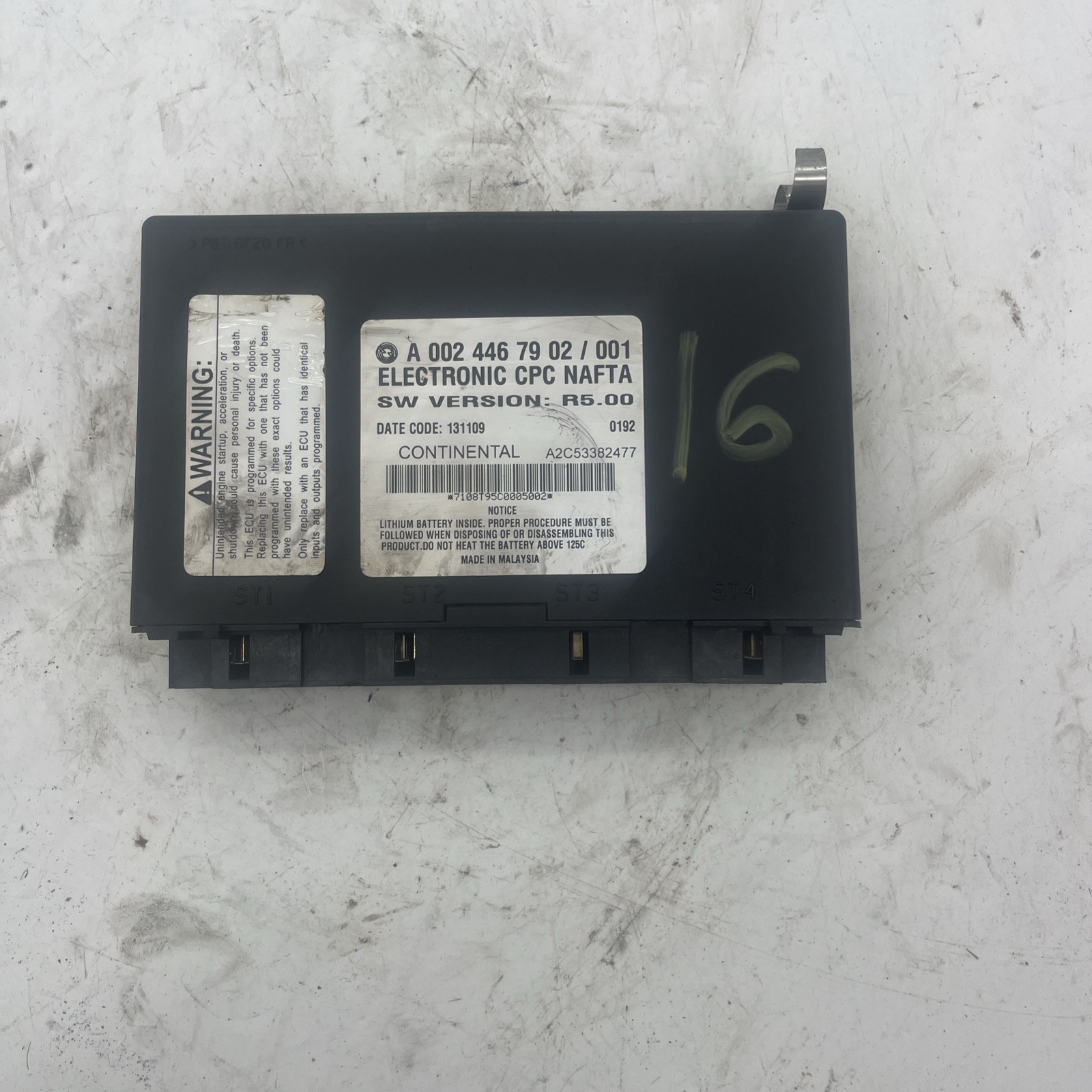 A 002 446 79 02 / 001 FREIGHTLINER CASCADIA 113 CAB CONTROL UNIT MODULE 3603756
