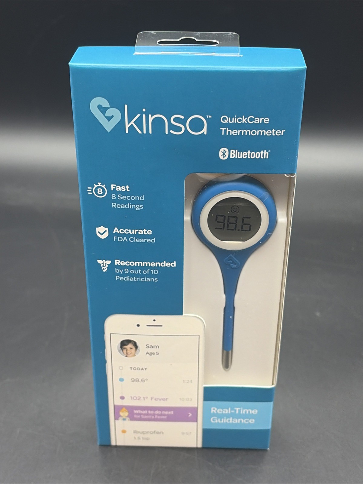 NEW Kinsa KSA110 Quickcare Smart Digital Thermometer Sealed Box