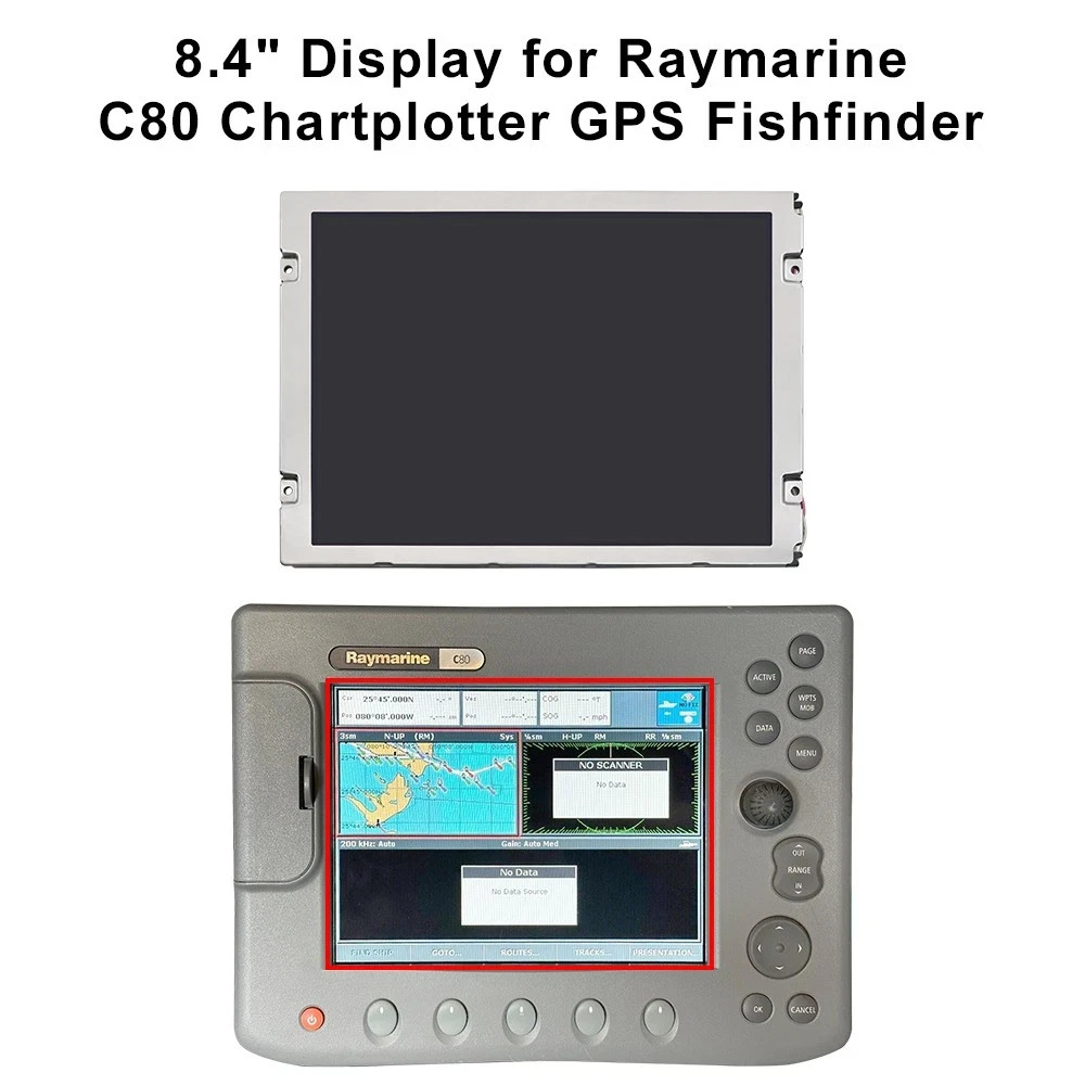 8.4 Inch Display for Raymarine C80 Chart Plotter GPS Fish Finder Repair