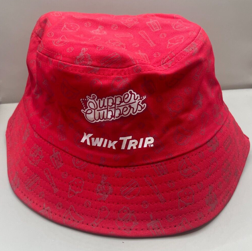 Green Bay Rockers Minor League Baseball "Supper Clubbers" SGA Red Bucket Hat-New