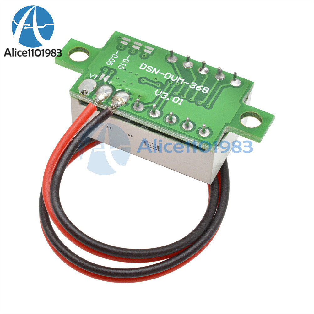 DC 3-30V 0.36 2 Wire LED Digital Panel Volt Meter Voltage Voltmeter Car Motor