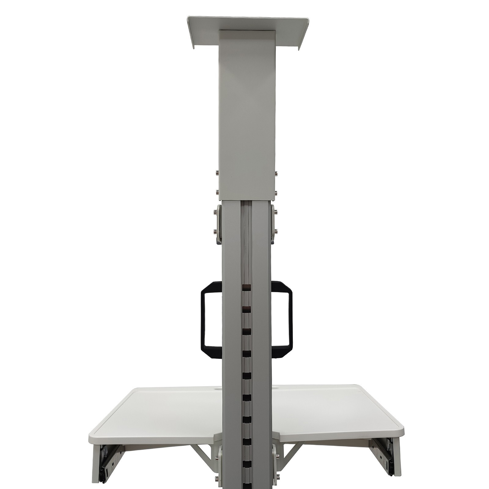 Floor Stand Movable Workbench Computer Cart Mobile Workstation Monitors Support