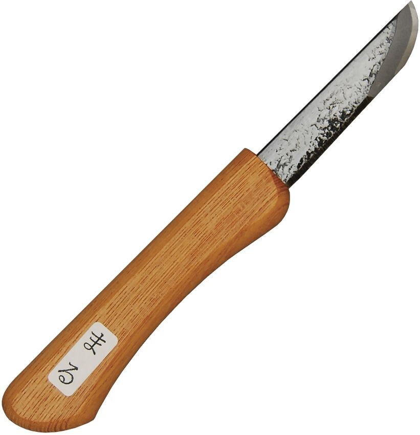 Mikihisa Mikikichan Carving Fixed Knife 2.25 Stainless Blade Wood Handle MIKA068
