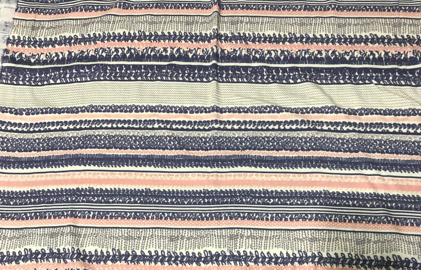 VTG VINTAGE COTTON KNIT FABRIC