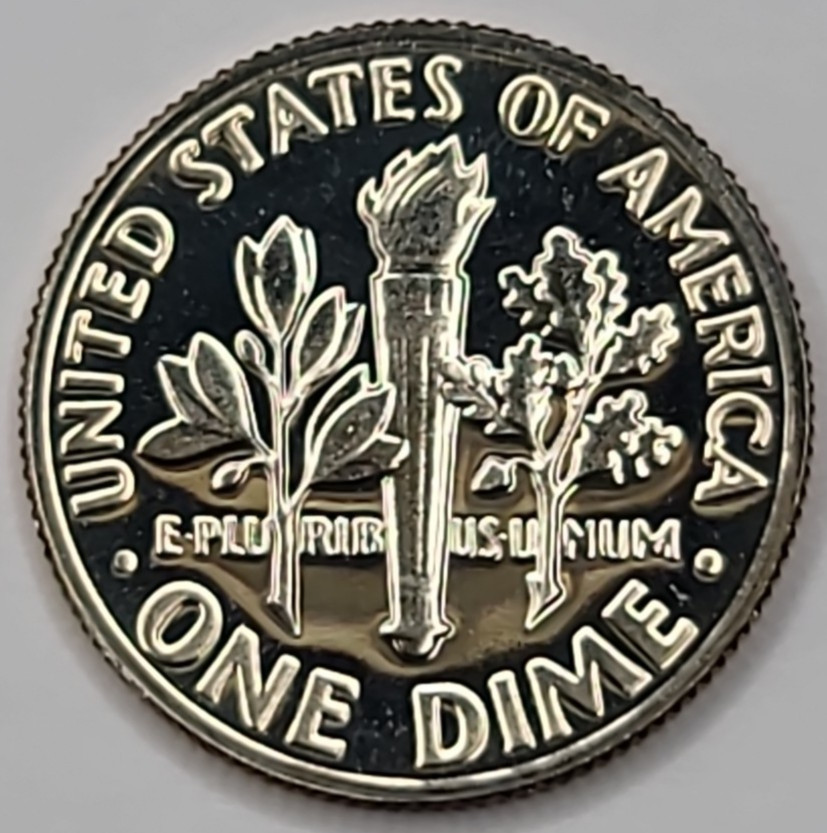 1976 S Proof DCAM Roosevelt Dime CN-Clad