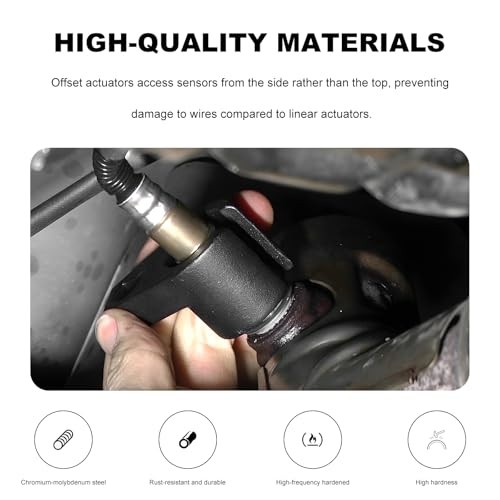 Offset Oxygen Sensor Socket, 3/8-Inch Drive by 7/8-Inch 22mm Offset O2 Sensor
